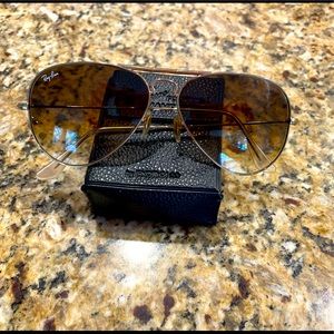 Ray Ban Folding Aviator Sunglasses